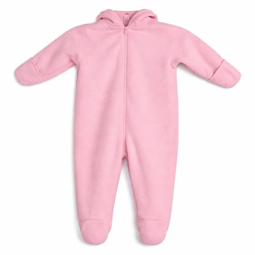 BABY OKIE DOKIE Pink Fleece Jumpsuit Size 0-6M